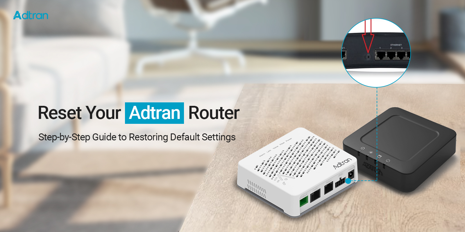 how to reset adtran router​