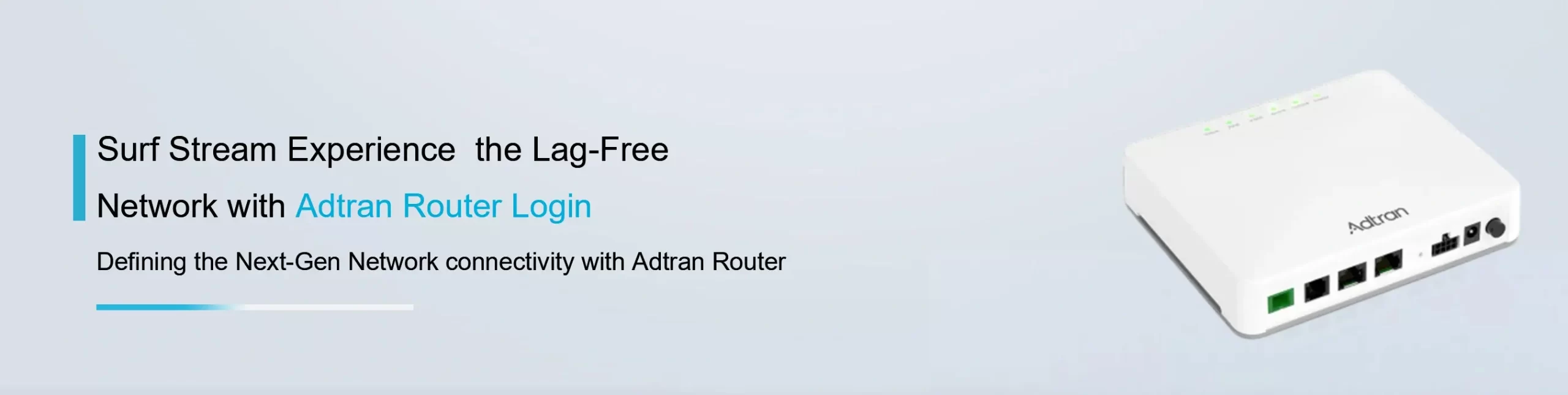Adtran router banner